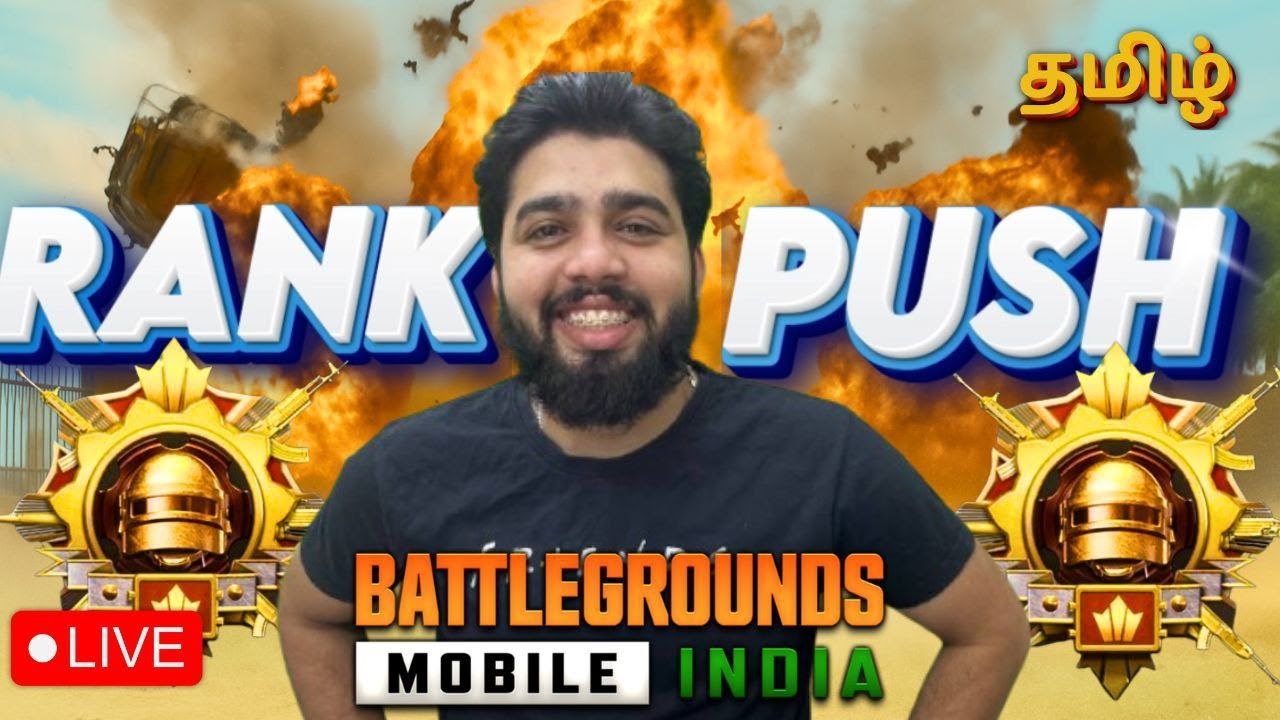 The Explosive Rank Push in BGMI livestream Tamil