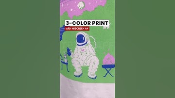 full screen printing using #miscreen  #screenprinting #screenprint