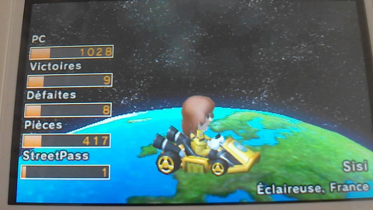 Mario Kart 7 comment avoir le deltaplane,le kart et les roues en or