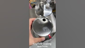 Semi-automatic tin can sealing machine, lid sealing machine, tinplate sealing machine #machine