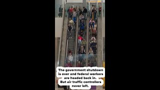 As shutdown ends, air traffic controllers warn staffing shortages will linger