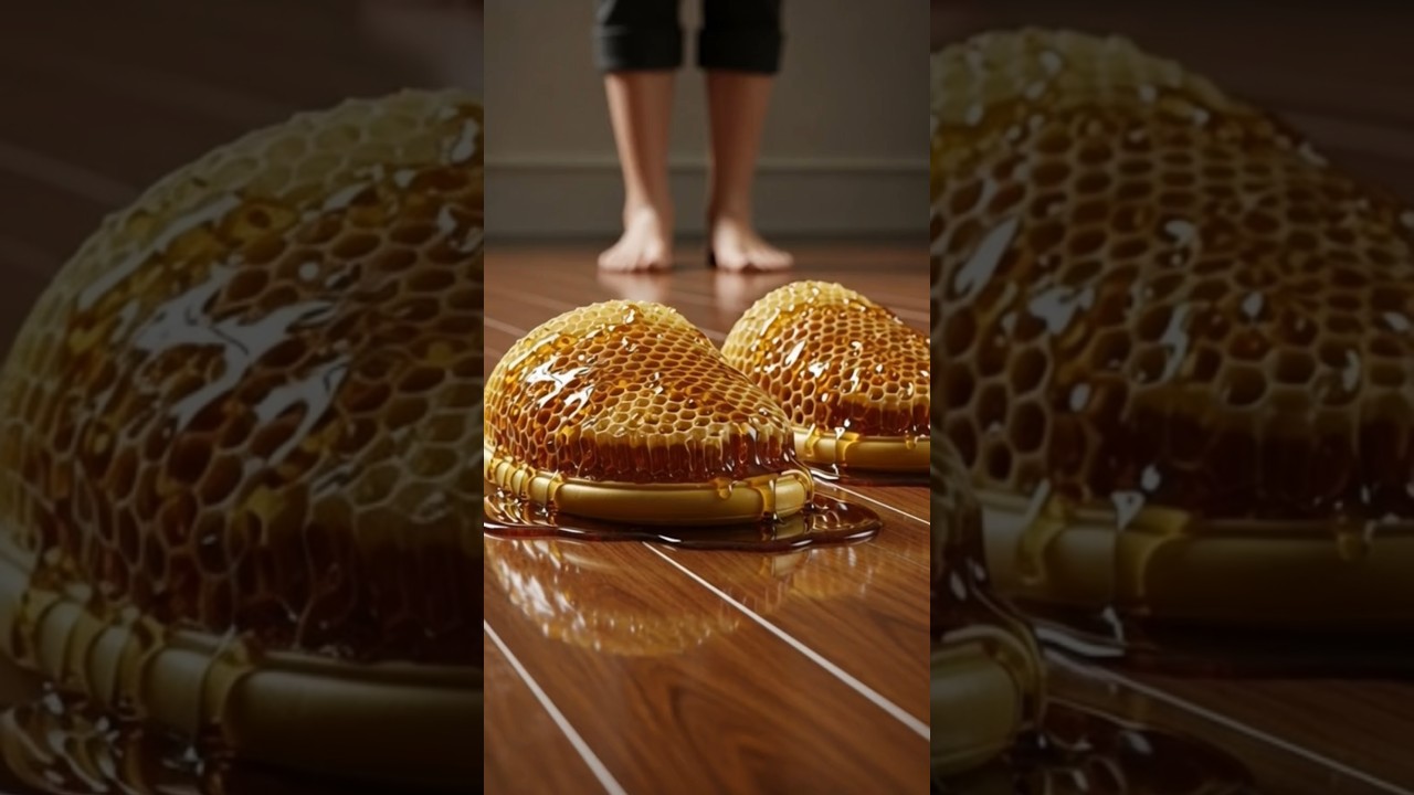 Honeycomb Slippers: Would You Wear Them? | Satisfying Honey Drip ASMR
