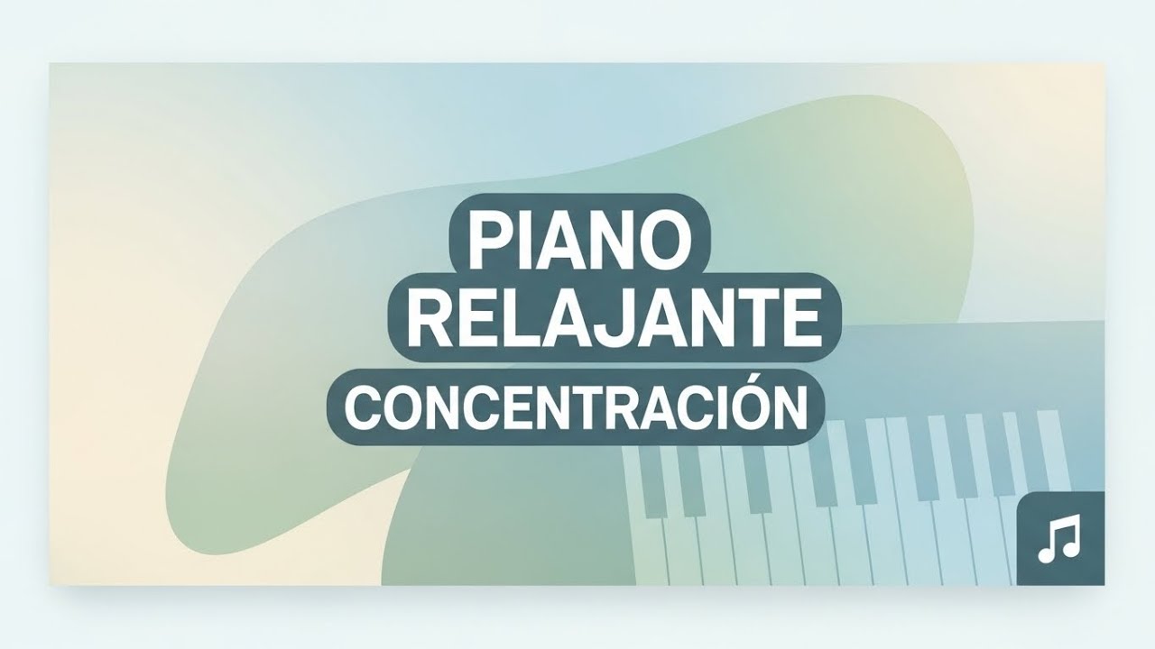 Melodía de Piano para Calmar la Mente y Enfocar | Música Instrumental ...