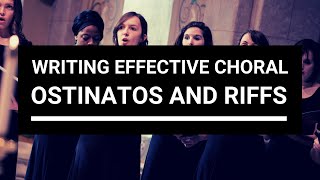 A cappella arranging: Writing effective choral ostinatos and riffs | Choir With Knut