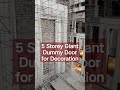 5 storey giant dummy door for decoration