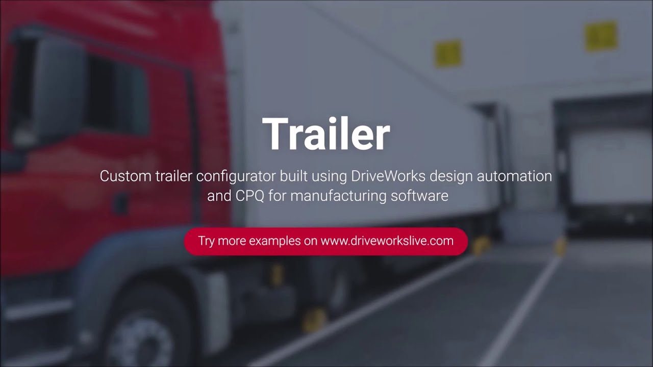 DriveWorks Pro Configurator Example - Trailer | BEACON