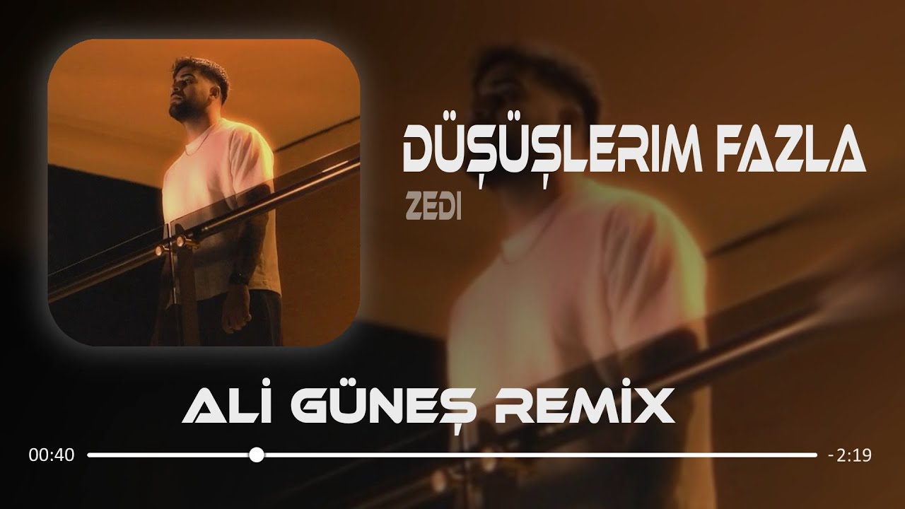 Zedi - Düşüşlerim Fazla ( Ali Güneş Remix ) Gözlerin Hiç Boşluğa Dalıp Dalıp Gittimi