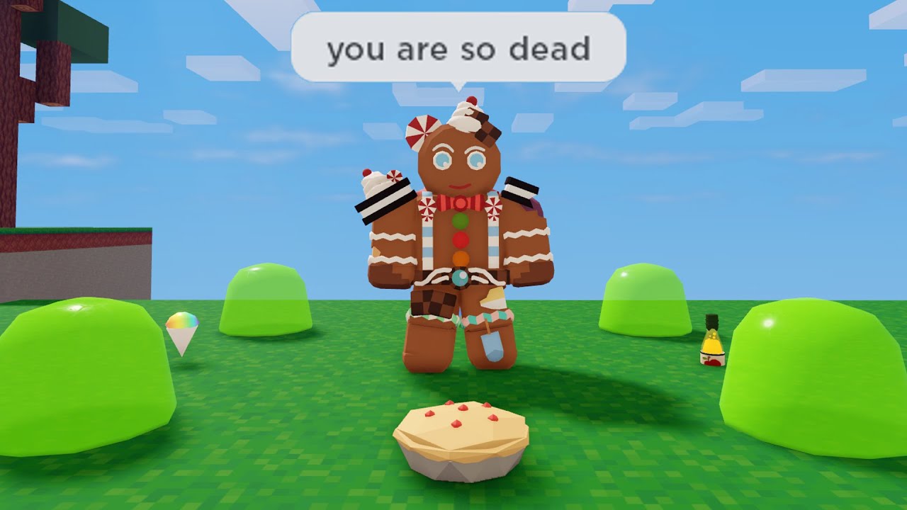 The Gingerbread Man Kit Is Way Too OP.. (Roblox Bedwars) YouTube