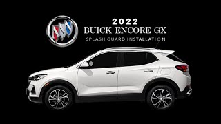 2022 BUICK ENCORE GX -  OEM SPLASH GUARD INSTALLATION STEP BY STEP Buick Envision Mud Flaps