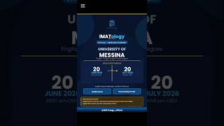 University of Messina Pre-evaluation Timeline 2026 for Medicine and Surgery(MBBS)🇮🇹#imat2026