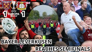 BAYER LEVERKUSEN reaches SEMIFINALS | WEST HAM UNITED 1-1 BAYER LEVERKUSEN | MATCHDAY VLOG