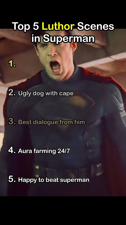 Top 5 Lex Luthor Scenes in #superman2025