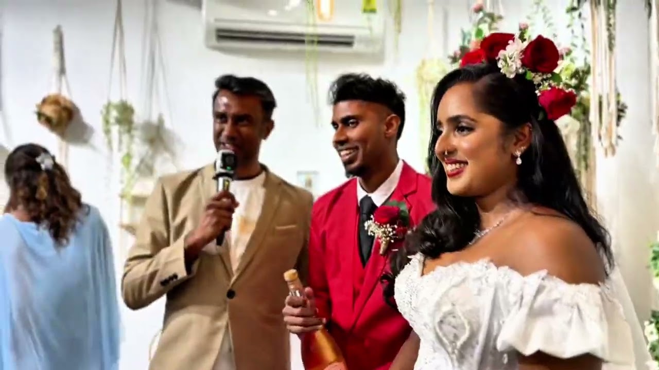 Intimate Tamil-English Wedding | Emcee Raveen Delivers 4 Hours of Fun for 30 Guests
