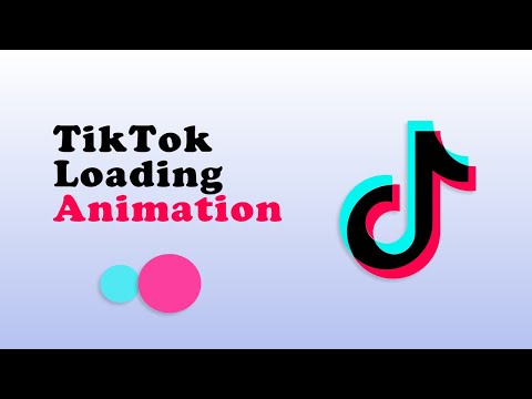Tiktok loading animation using HTML and CSS | Loading website HTML CSS