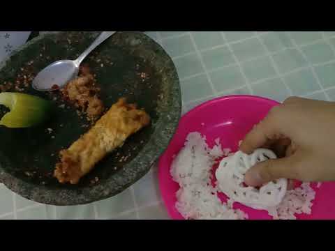 NYERUIT❗SAMBEL KHAS LAMPUNG - TAHU,TELOR DAN LALAPAN