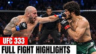 VOLKANOVSKI vs EVLOEV! UFC 333 FULL FIGHT HIGHLIGHTS EPIC FEATHERWEIGHT SHOWDOWN!