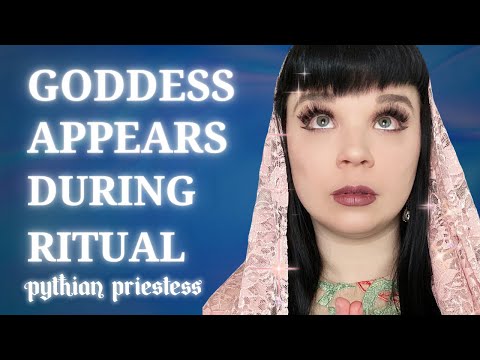 Goddess Appears During Ritual
