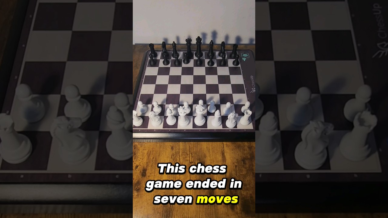 This Chess Game Ended in 9 Moves! #Chess #ChessTok #ChessTrap