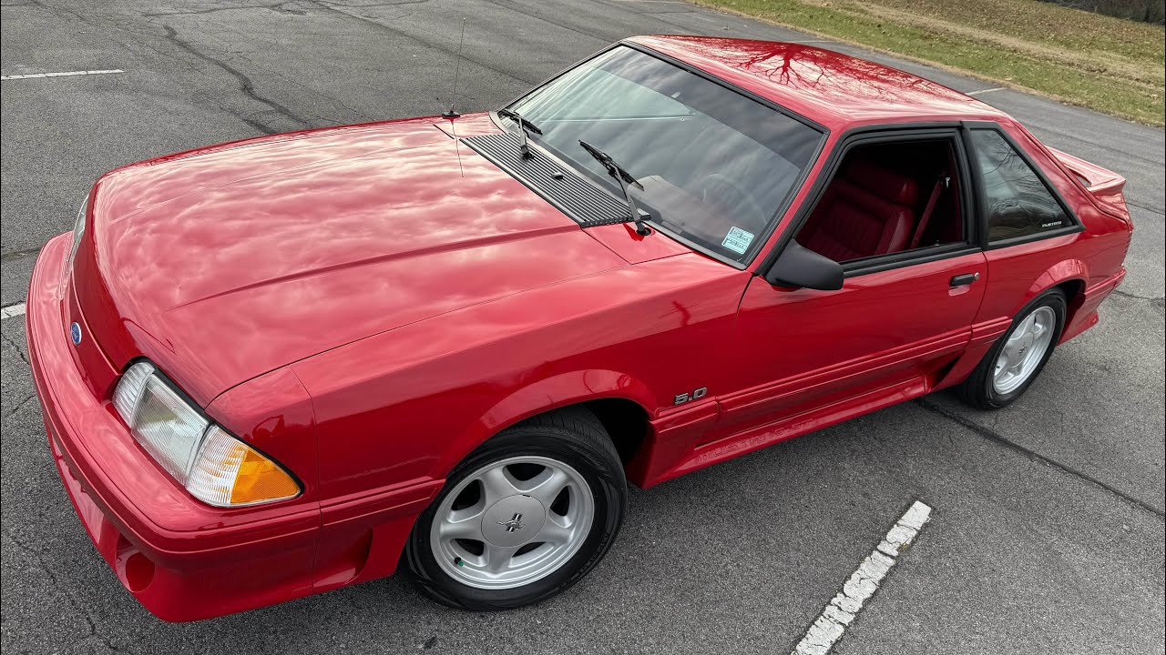 Тест-драйв Ford Mustang GT 5.0 1992 года, 5-ступенчатая коробка передач. ПРОДАНО БЫСТРО. Цена: 14...