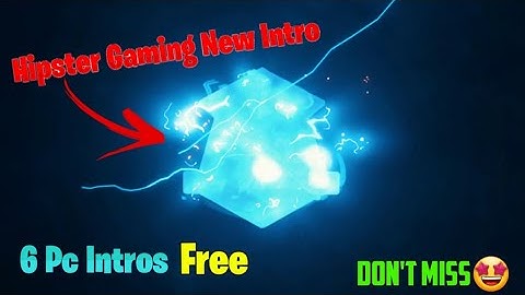 Hipster Gaming New Pc Intro Free 6Pc Intro Join Now 😍 Malayalam