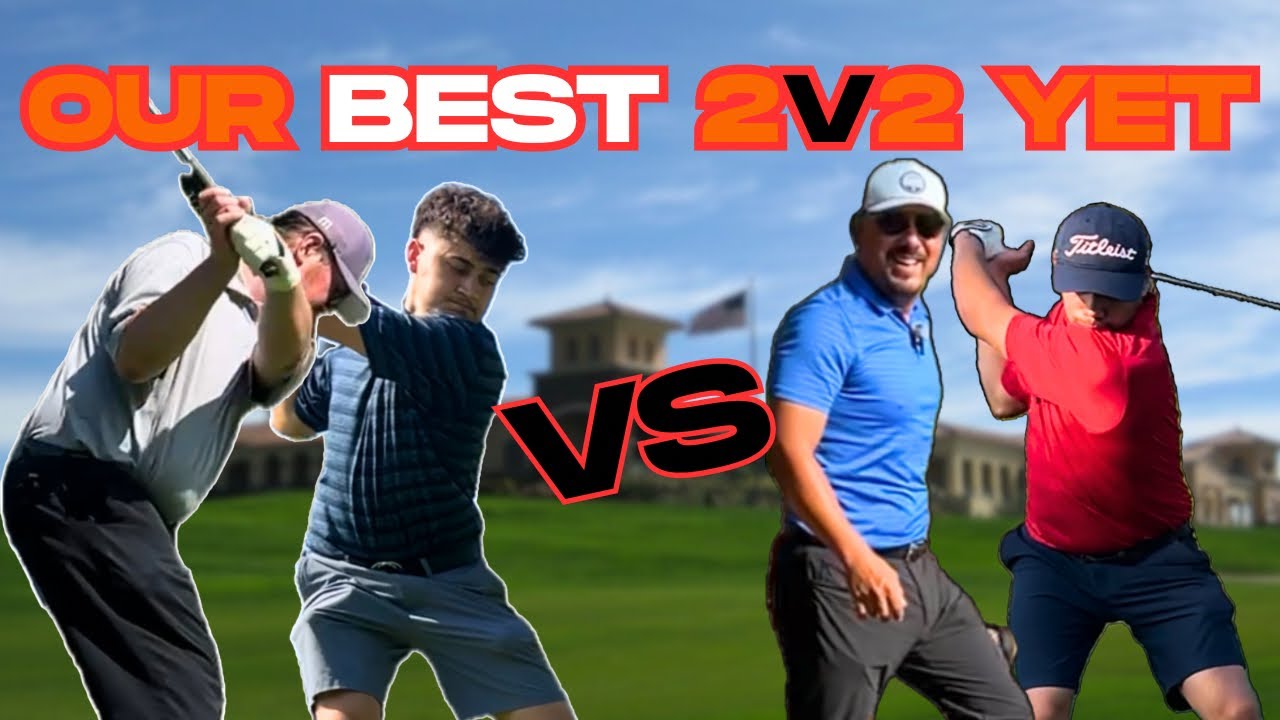 Who Wins? INTENSE 2v2 Stroke Play Battle at Red Hill Country Club | Our Best 9 Hole 