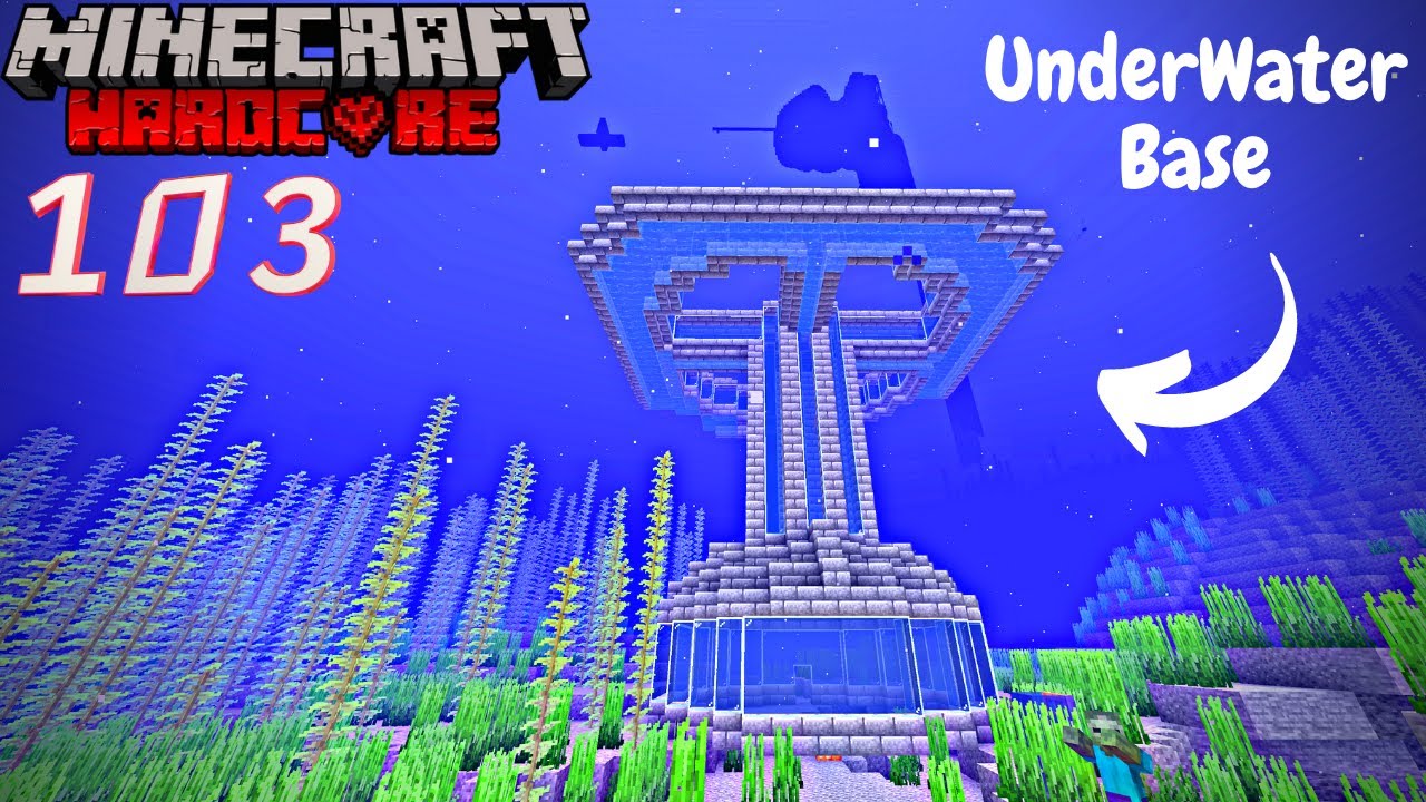I built the ULTIMATE UNDERWATER BASE in Minecraft Hardcore! - YouTube