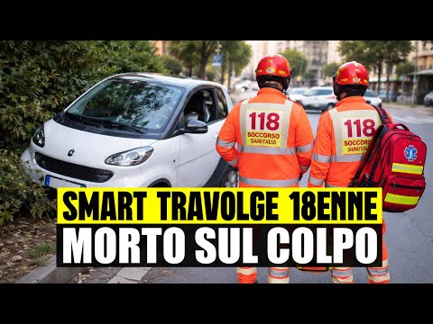 Video TRAGEDIA A ROMA: SMART ESCE DI STRADA E TRAVOLTA UN 18ENNE. MORTO SUL COLPO