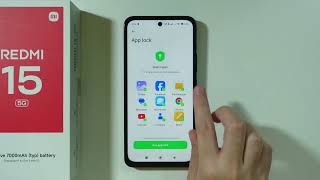 Redmi 15: How to Lock Apps with Fingerprint screenshot 4