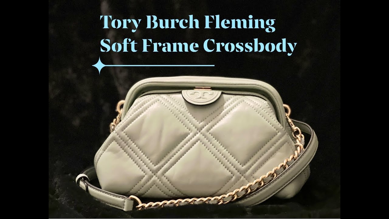 Unboxing Tory Burch Fleming Soft Small Frame Crossbody 