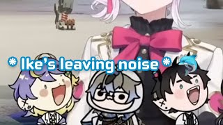 Ike's cute noises when he leaves VC🐬 [ Ike Eveland ]