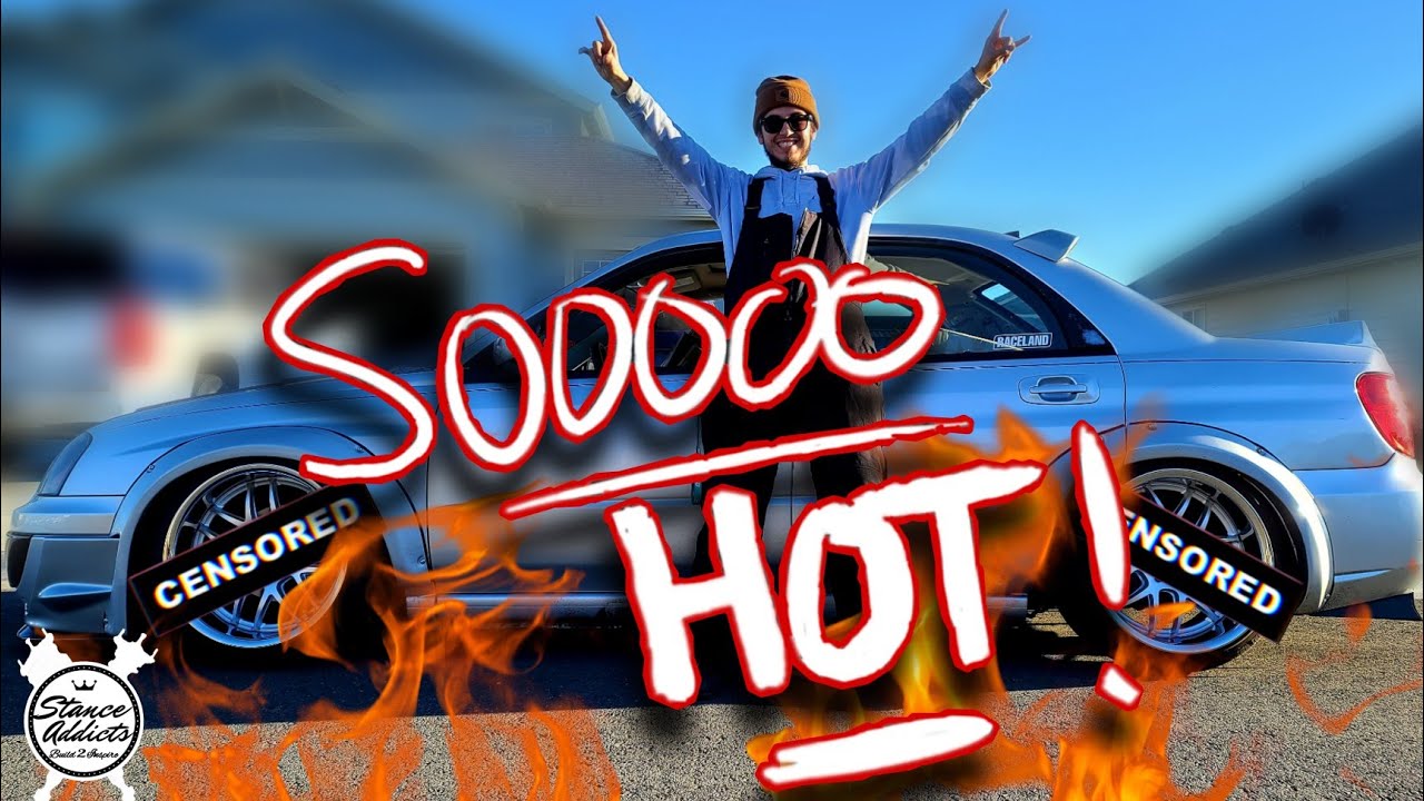 Stance wheels on the Subaru