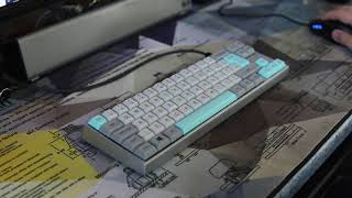 Aluminium LFK with SMK Blue Alps: Typing Test