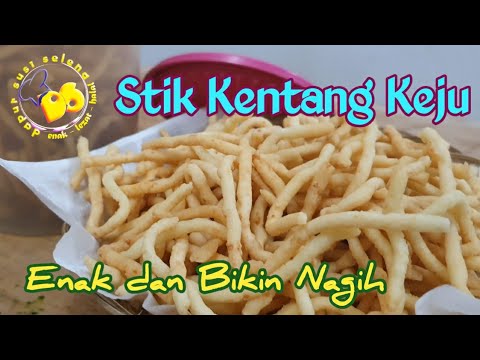 Cara Membuat Stik Kentang Keju Crispy