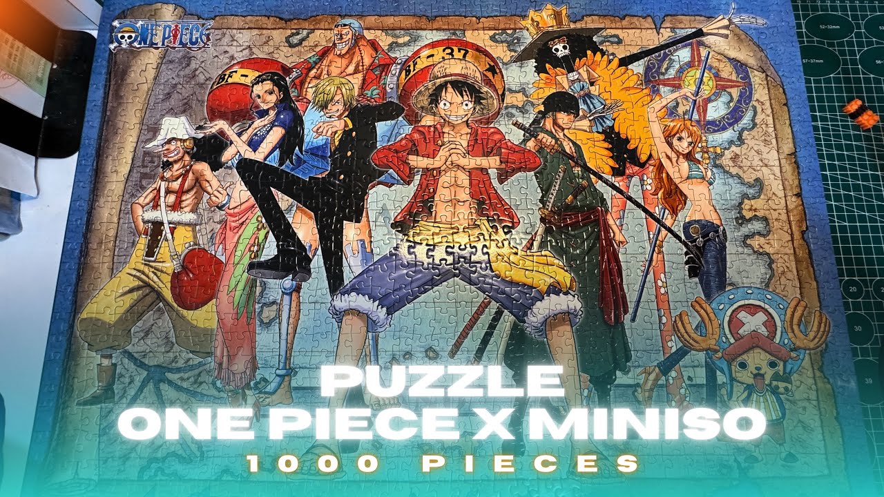 PUZZLE ONE PIECE X MINISO 1000PCS || #onepiece - YouTube