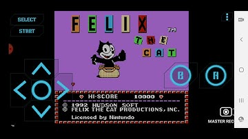 Felix the Cat (NES) Title Screen