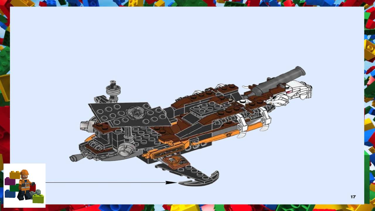 deltager Op Majroe LEGO instructions - Ninjago - 70603 Raid Zeppelin (Book 2) - YouTube