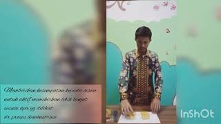 Video simulasi pembelajaran Matematika dengan metode demonstrasi