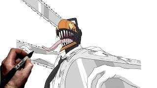How To Draw Chainsaw Man | Step By Step | Chainsaw Man Season 2