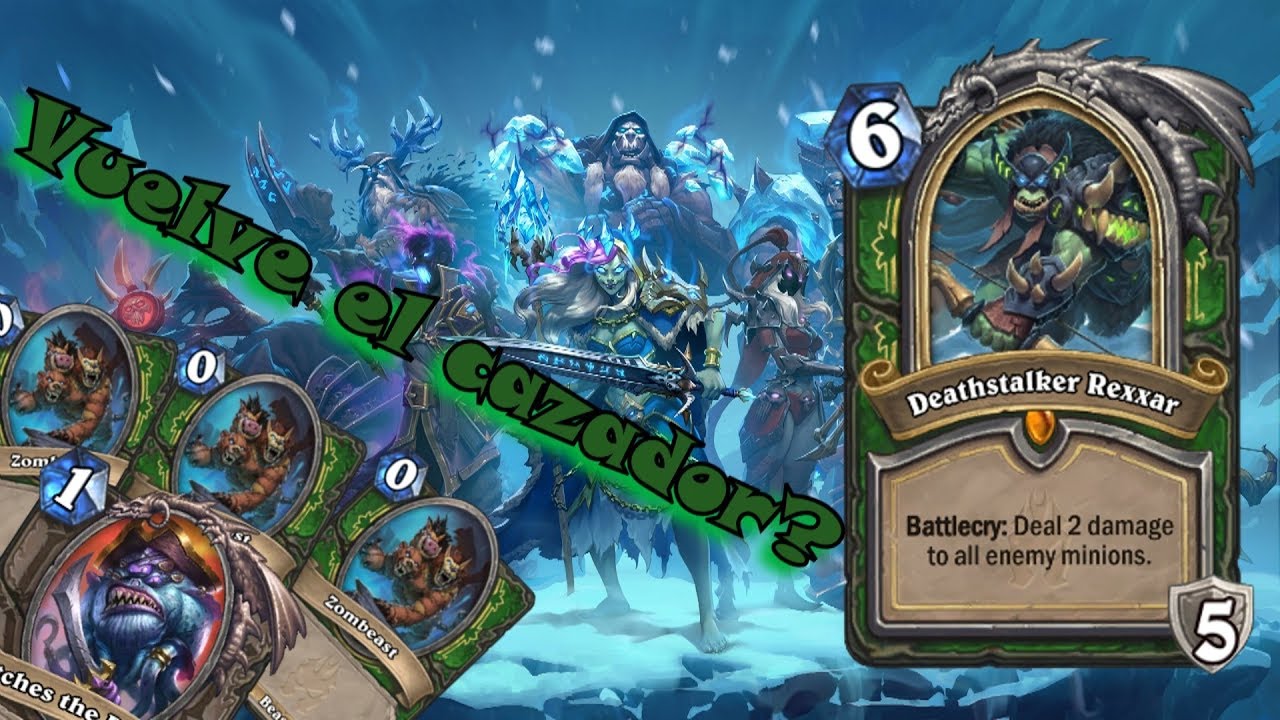 HEARTHSTONE | HUNTER DK MIDRANGE (KotFT) | PARTIENDO MAZOS AGGRO