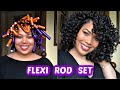 FOOLPROOF Flexi Rod Tutorial on Blown Out Natural Hair | So Easy!