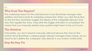 Resolving Bootstrap Button Class Toggle Issues with JavaScript