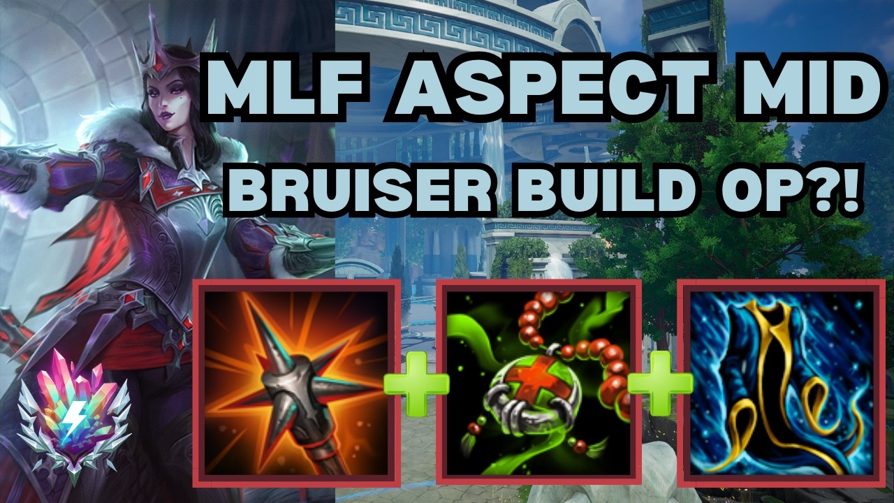 MLF sucks as full dmg, but aspect with bruiser build GUUD?! - Morgan Le Fay Mid Smite 2 Gameplay