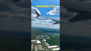 CALM TAKE OFF!  CLOUDS ABOVE WOODS BELOW! Edwin Williams sci res. #youtubeshort, @edwinwilliams7767