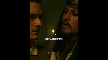 Keep a sharp eye 👀 - ‍Jack Sparrow x Will Turner - Pirates of the Caribbean