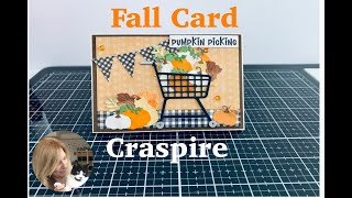 Lets make a Card // Fall Card //  Craspire //  Easy Cardmaking