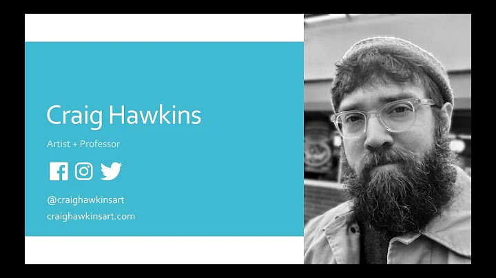 Craig Hawkins Artist Talk at The Annette Howell Tu...