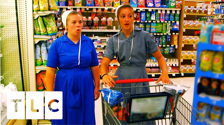Amish Girls Visit An English Supermarket For The F...