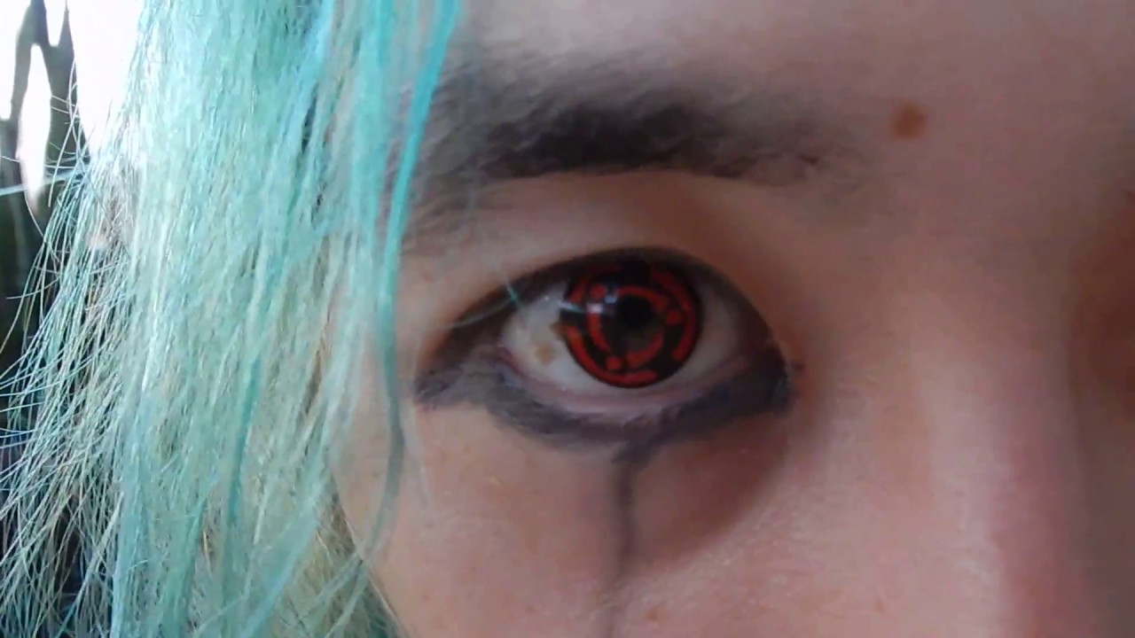 My Madara Uchiha Sharingan Contact Lenses Naruto Youtube