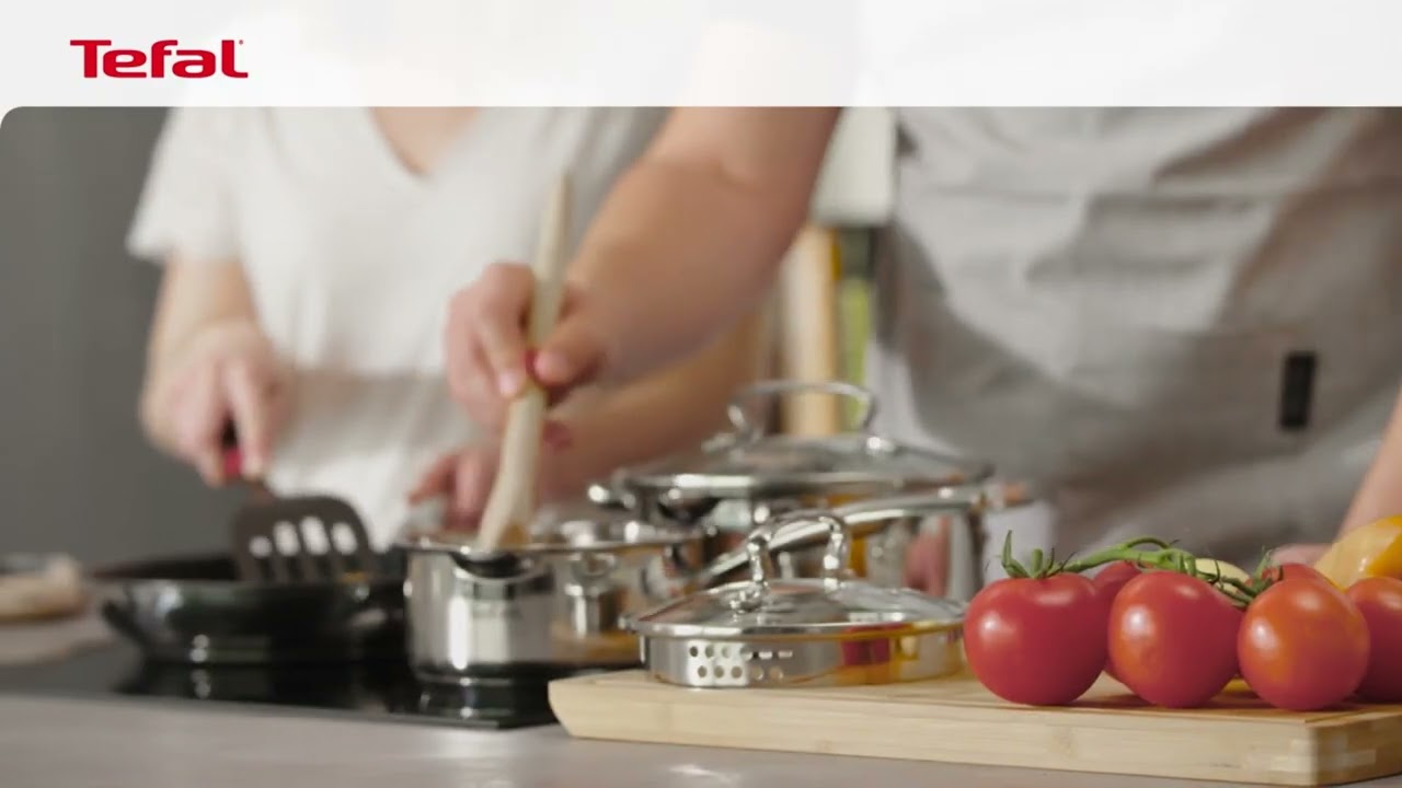 (CZ) Tefal Duetto+ Dokonalé nerezové nádobí v sadě pro vaření s naprostým klidem díky 10leté záruce