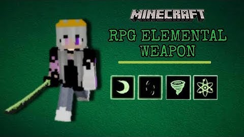 RPG ELEMENTAL WEAPON ADDON MCPE | [HURRICANE]